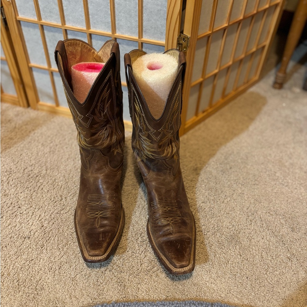 Brown Western Cowboy Boots ARANGO